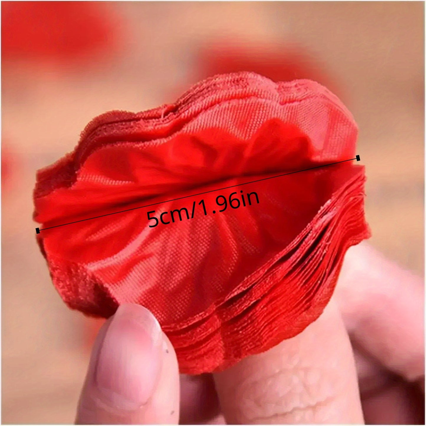 1000PCS/Set Simulation Flower - 1000pcs Romantic Red Rose Petals - Artificial Flowers for Party, Event, and Home Decoration - Decorative Swags for Wedding and Valentine's Day