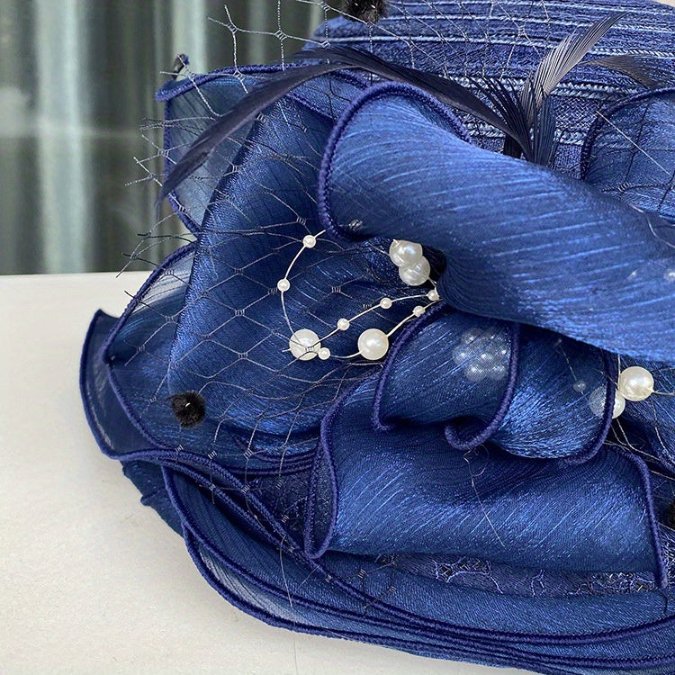 European and American Lace-Trimmed Elegant Flower Fisherman Hat Women's Summer Breathable Beach Sun Hat