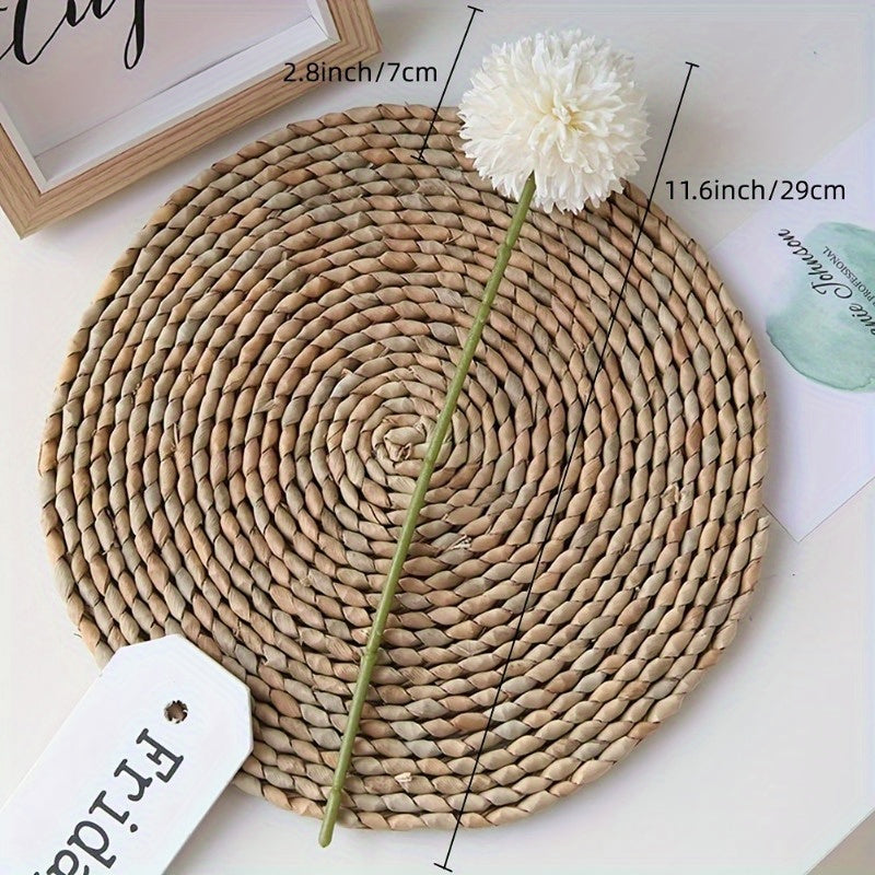 10pcs Lifelike Artificial Chrysanthemum Flowers Bouquet - Beautifully Arranged Fake Flower Plants for Wedding, Home Kitchen Garden Party Table Decorations, DIY Floral Centerpieces - Perfect for Creating Romantic Ambiance