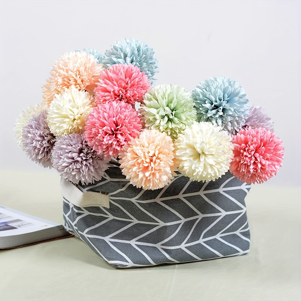 10pcs Lifelike Artificial Chrysanthemum Flowers Bouquet - Beautifully Arranged Fake Flower Plants for Wedding, Home Kitchen Garden Party Table Decorations, DIY Floral Centerpieces - Perfect for Creating Romantic Ambiance