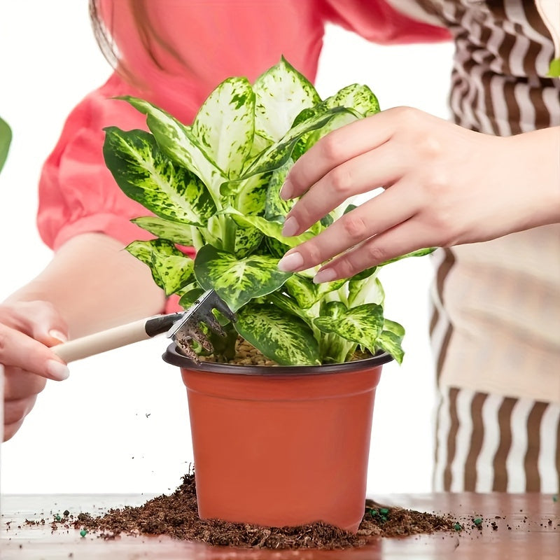 20pcs, Plant Nursery Pots Small Seed Starting Pots Seedling Plastic Plant Pot With Drainage Holes For Indoor Outdoor Planting Garden Flower Plant Container Cups Planter 4in