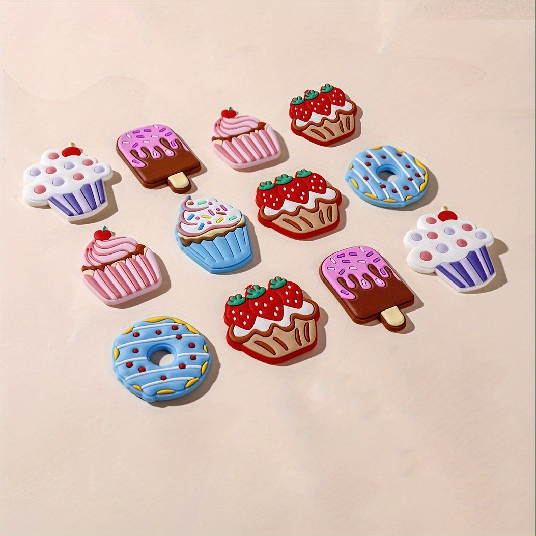 6pcs Vibrant Cartoon Food Fridge Magnets Set - Adorable Kitchen Decor, Strong Hold for Fridge, Lockers & More - Perfect Personalized Home Accent, Ideal Mothers Day Gift