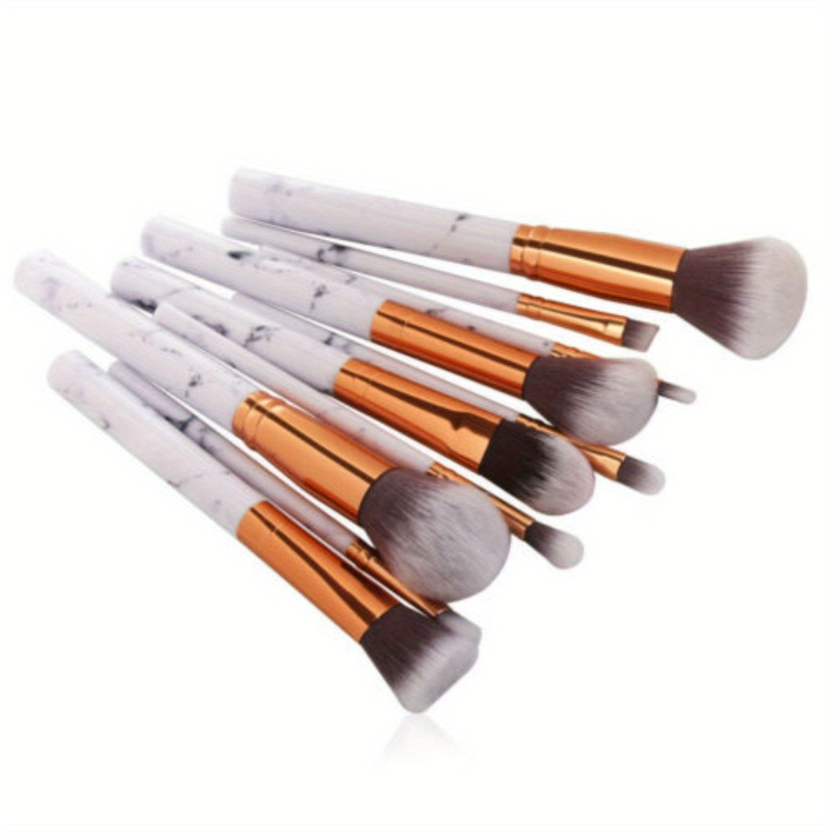 10Pcs Makeup Brushes Set EyeShadow Blusher Face Powder Foundation Comestic Brush