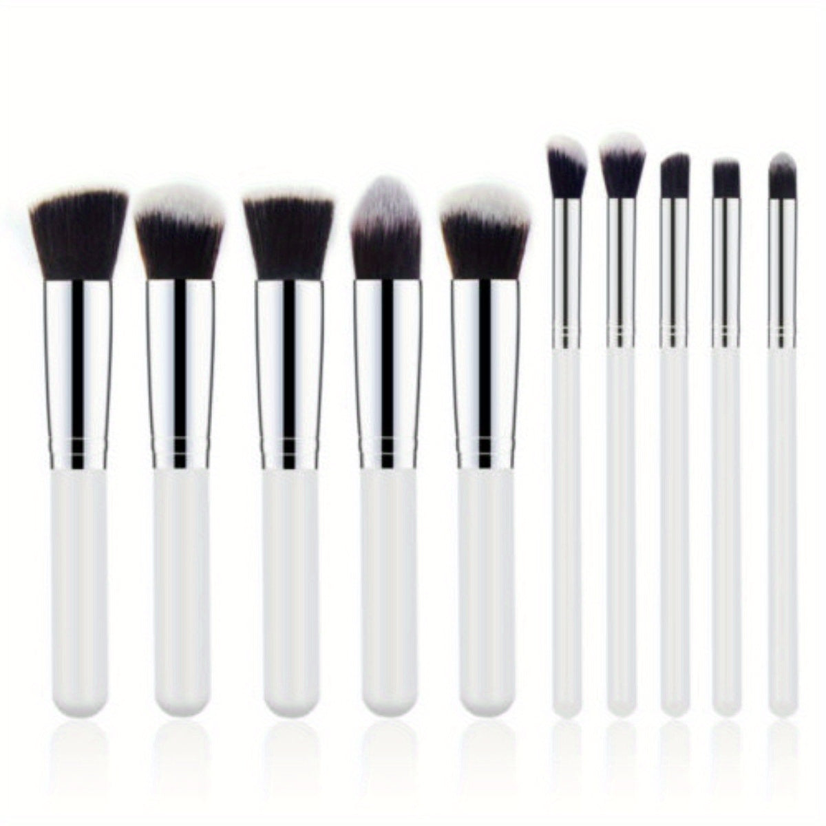 10Pcs Makeup Brushes Set EyeShadow Blusher Face Powder Foundation Comestic Brush