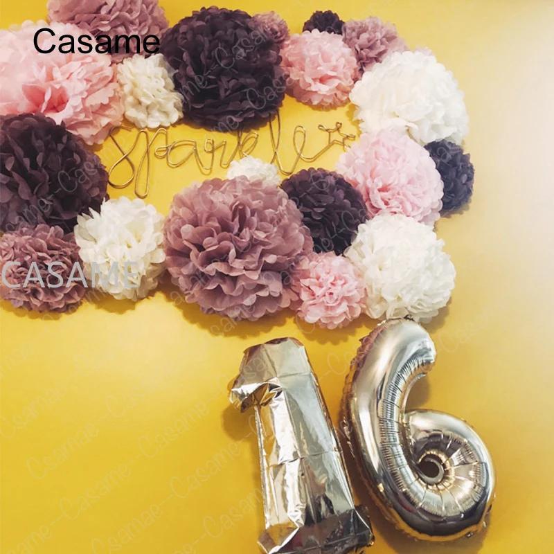 20pcs Set Hanging Flower Pompom Tissue Paper Pom Poms for Weddings and Other Occasions Party Birthday Baby Shower Christmas, Halloween Decorations, Event Styling, Party Decorations, Whimsical Decor, Hanging Decor, Delicate De
