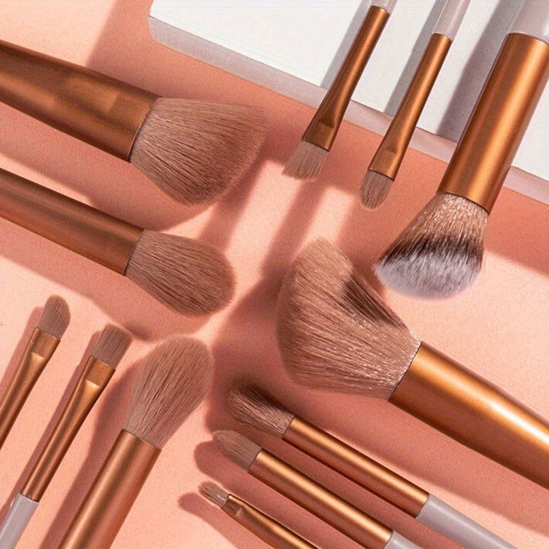 13Pcs Super Soft Makeup Brushes Eyeshadow Brush Ultra Soft Multi-Use Face Eye Makeup Brushes for Women Girls Makeup Beauty Tools