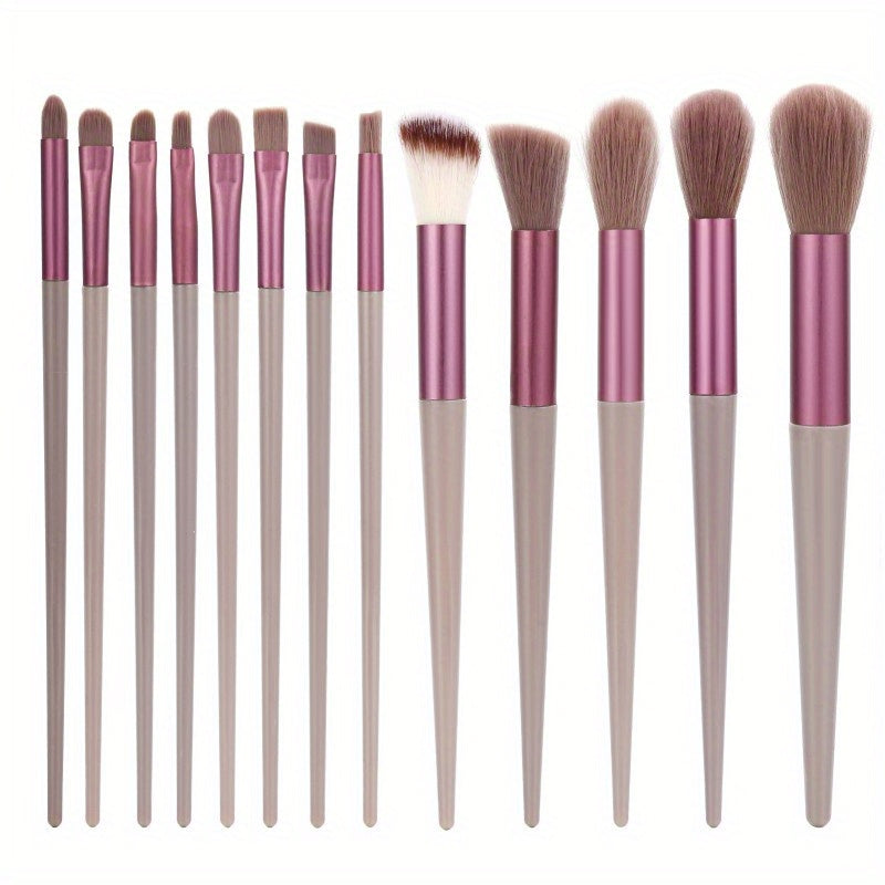 13Pcs Super Soft Makeup Brushes Eyeshadow Brush Ultra Soft Multi-Use Face Eye Makeup Brushes for Women Girls Makeup Beauty Tools