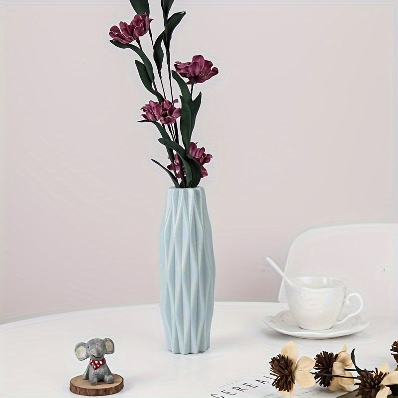Modern Nordic-Inspired Vase - Sleek & Simple Flower Holder for Home Decor, Perfect for Weddings & Room Accents (Flowers Not Included)