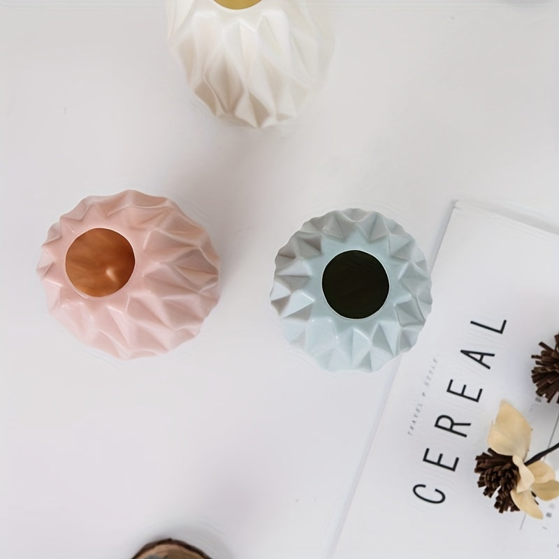 Modern Nordic-Inspired Vase - Sleek & Simple Flower Holder for Home Decor, Perfect for Weddings & Room Accents (Flowers Not Included)