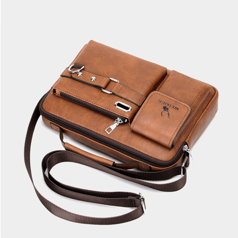 Men's Single-Shoulder Bag, Crossbody Bag, Business Messenger Bag, Shoulder Bag, Handbag, Casual Bag for Men
