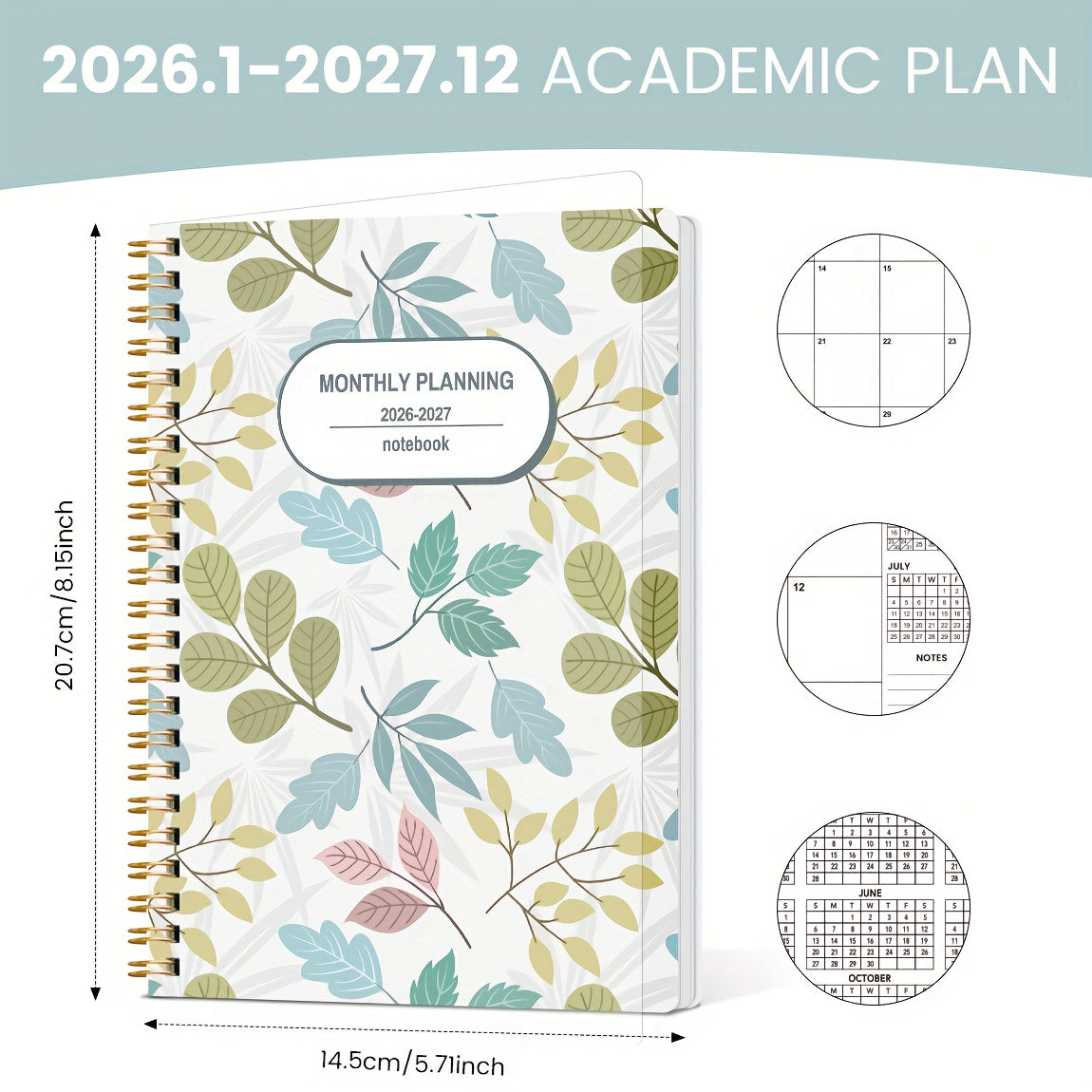 Stay Organized & On Track: 1pc Daily Planner Undated To-Do List Notebook With Priorities, Notes, Mood & Water Tracker - 8*5.5 - 52 Sheets