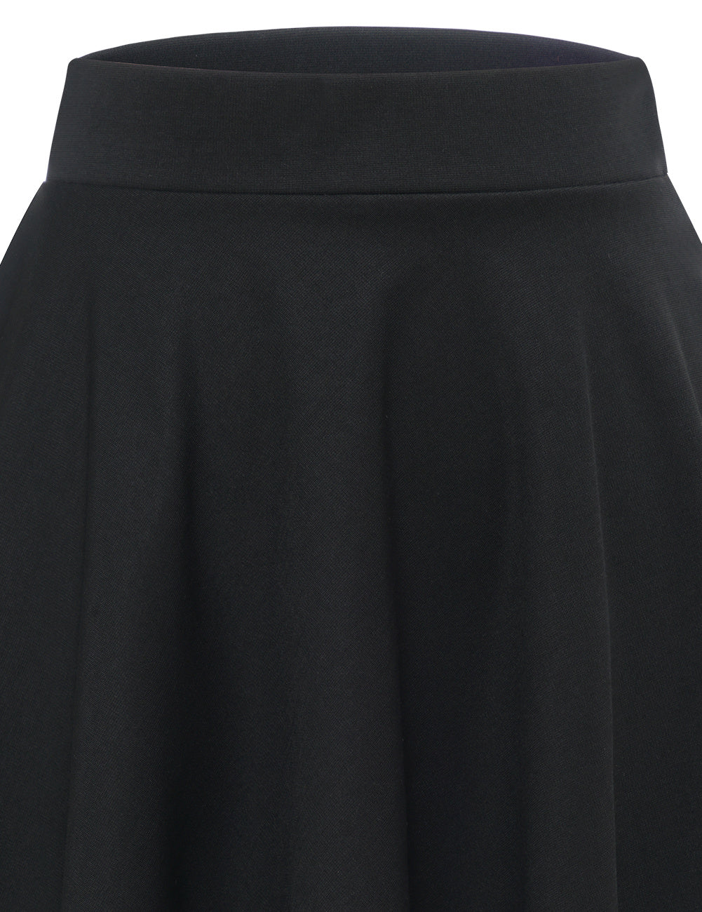Striped A-Line Skater Skirt, Versatile High Waist Skirt For Spring & Summer, Women's Clothing