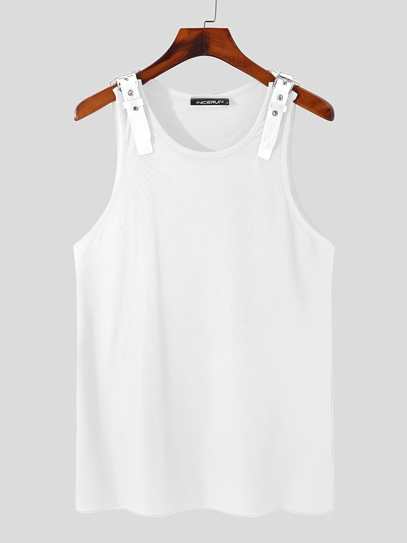 Vibrant Summer Essentials - INCERUN Sleeveless O-Neck Tank Tops - Breathable, Quick-Drying, Streetwear-Inspired Vests for Men - Perfect for Outdoor Activities, Fitness, and Casual Fashion