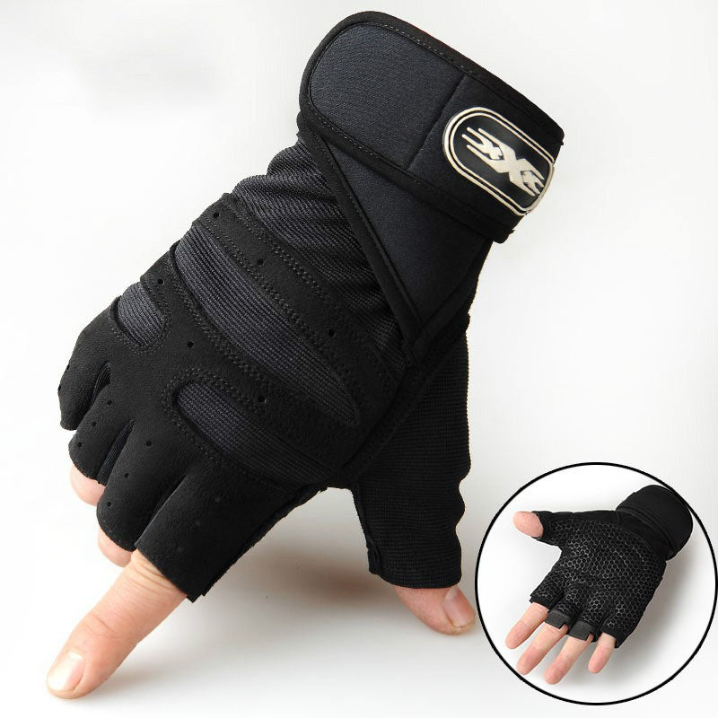 Half-finger Fitness Gloves for Men and Women, Breathable for Dumbbell Lifting, Driving, Outdoor Activities, Sun Protection, Sports, and Cycling