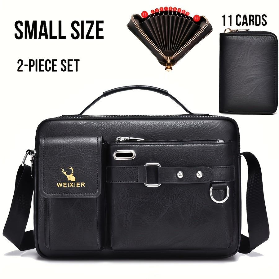 Men's Single-Shoulder Bag, Crossbody Bag, Business Messenger Bag, Shoulder Bag, Handbag, Casual Bag for Men