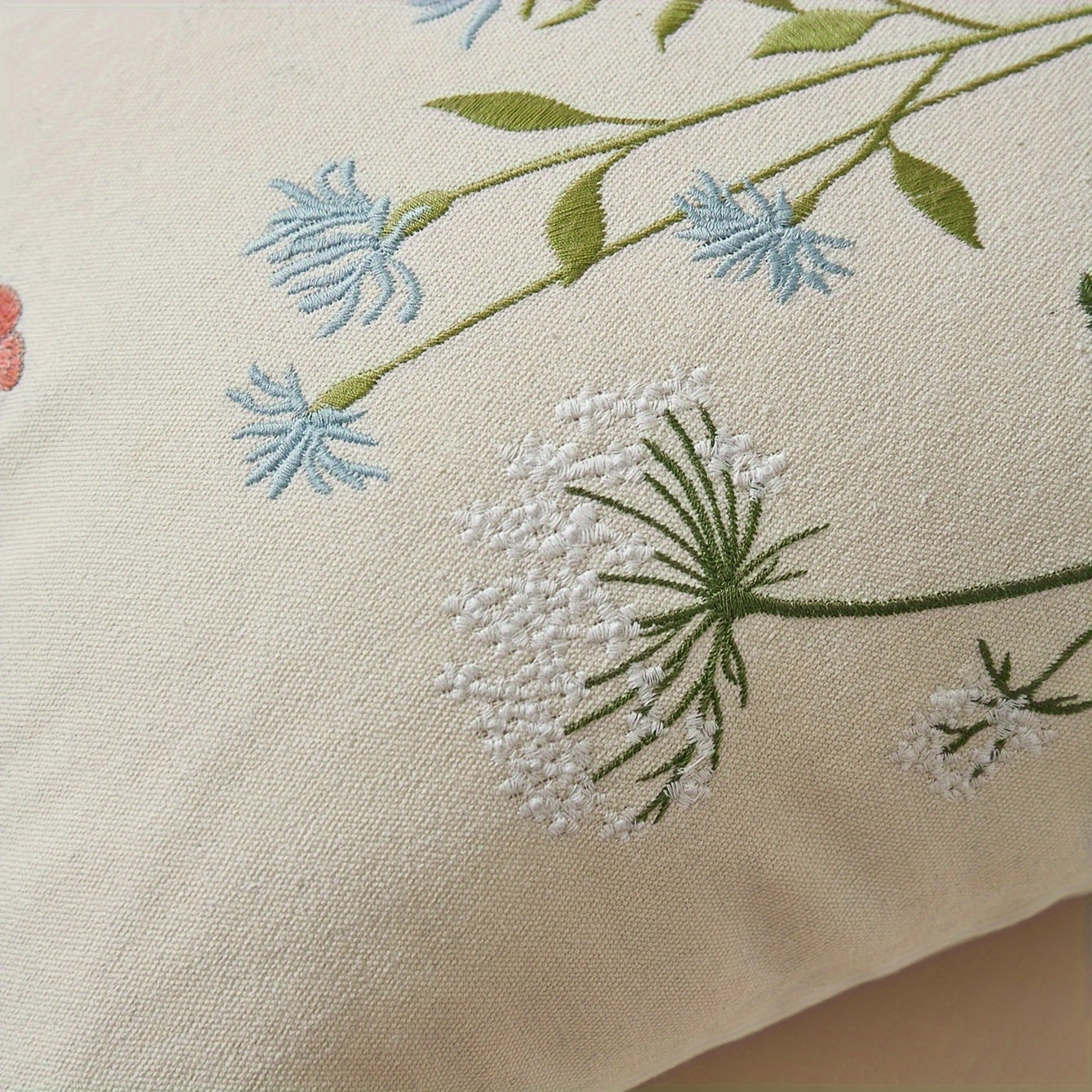 1pc Vibrant Floral Plant Flower Pattern Cushion Cover - Premium Polyester Decorative Pillow Case for Living Room, Bedroom & Sofa - Exclusive Collectible Buildings Theme (Cushion Not Included)