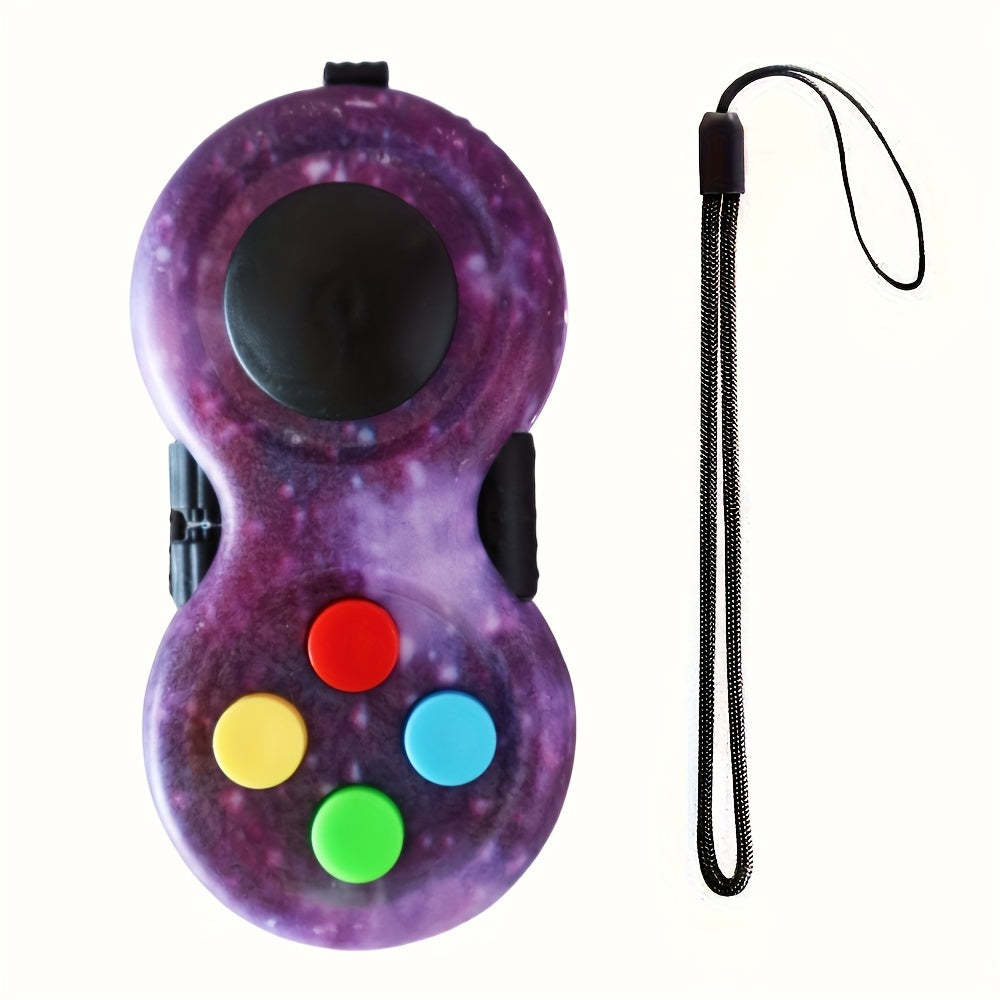 Fidget Pad With 8 Fidget Functions, Fidget Controller Stress Reducer, Fidget Toy Cube Relieves Stress And Anxiety Toys Christmas, Halloween, Thanksgiving Day easter gift