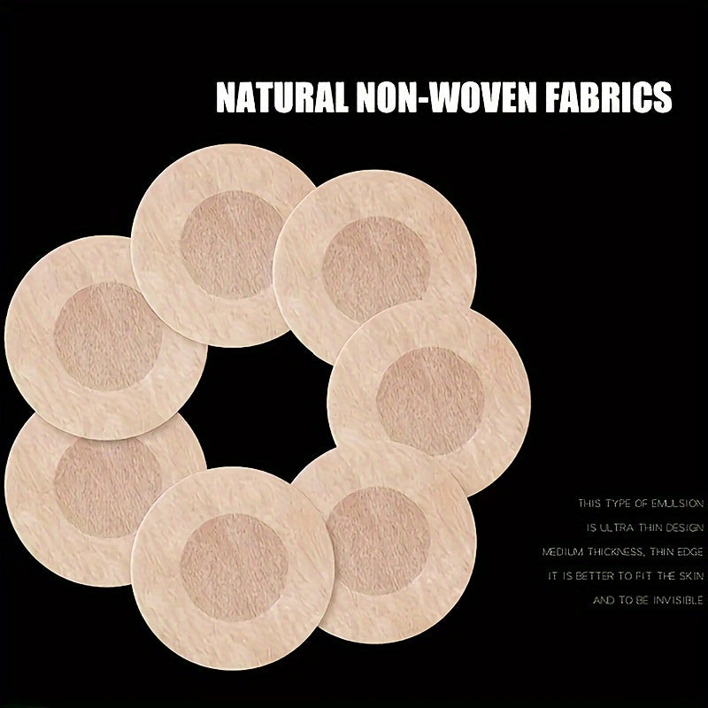 10/20/50/100pcs Disposable Invisible Nipple Covers - Ultra-Thin Breathable Non- Fabric, Anti-Convex Point Design, Round & Flower Shapes for Seamless Under Clothing, Women's Fashion & Lingerie Accessories, Discreet Underwear,