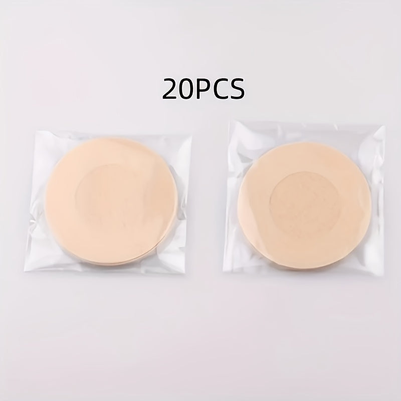 10/20/50/100pcs Disposable Invisible Nipple Covers - Ultra-Thin Breathable Non- Fabric, Anti-Convex Point Design, Round & Flower Shapes for Seamless Under Clothing, Women's Fashion & Lingerie Accessories, Discreet Underwear,