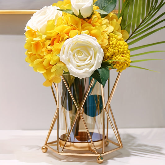 1pc Flower Vase, Creative Household Living Room Home Decoration, Restaurant Romantic Candlelight Dinner Props
