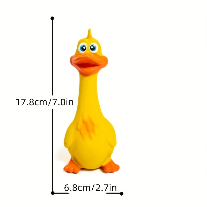 Durable and Entertaining Pet Squeaky Latex Chicken Chew Toy for Dogs