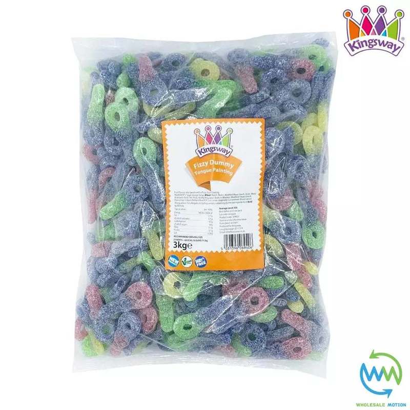 Kingsway FIZZY TONGUE PAINTING DUMMIES Sweets CANDY Gummy Jelly Dummy PICK N MIX