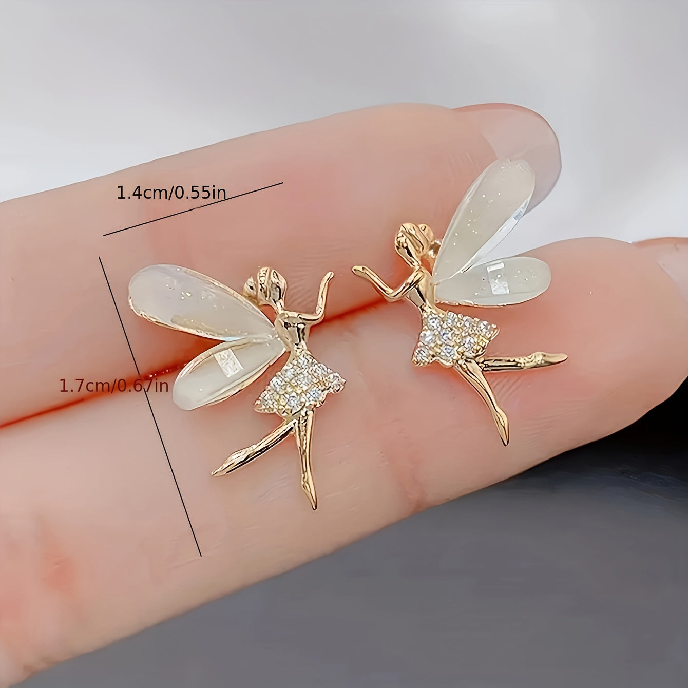 Vintage Korean Flower Fairies Stud Earrings - Daily Chic & Party-Ready, All-Season Versatile Jewelry