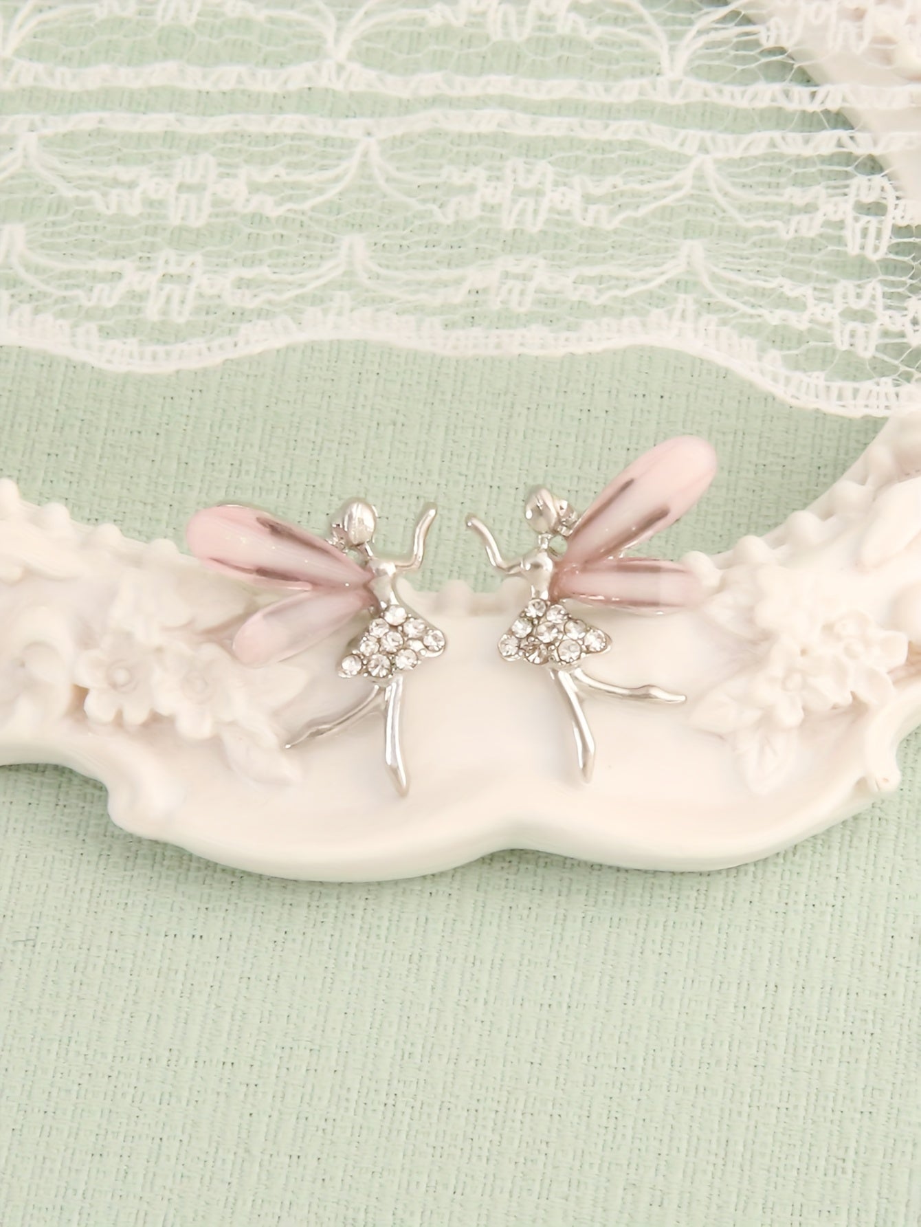 Vintage Korean Flower Fairies Stud Earrings - Daily Chic & Party-Ready, All-Season Versatile Jewelry