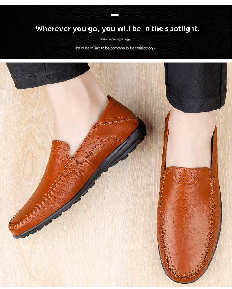 Men's Business Casual Shoes Comfortable Breathable Stitched