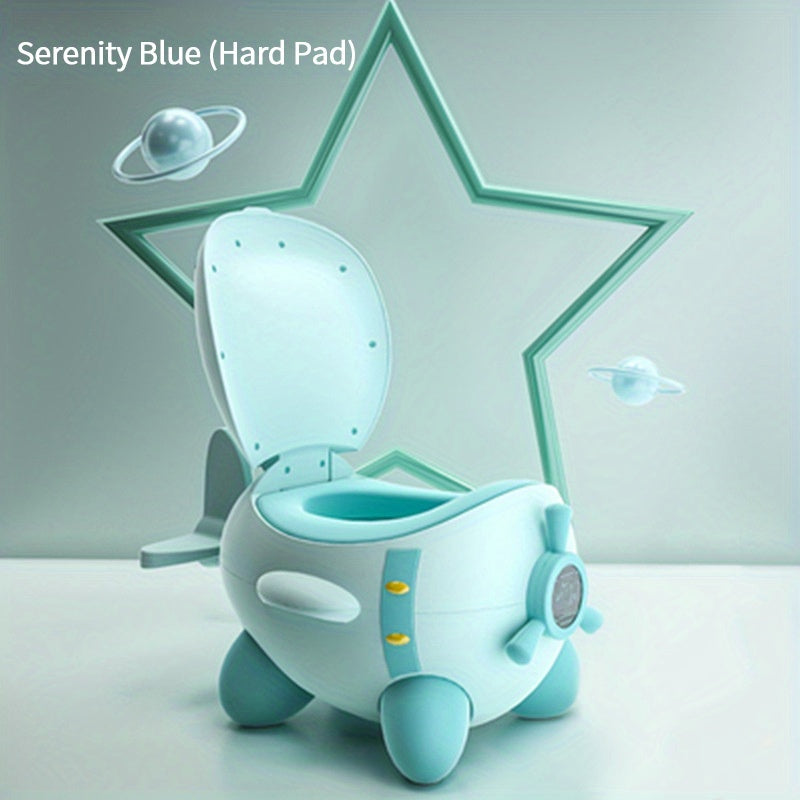 Fun Cartoon Airplane Potty Training Seat - Stable & Comfortable for Infants & Toddlers! Christmas, Halloween, Thanksgiving Day Gift