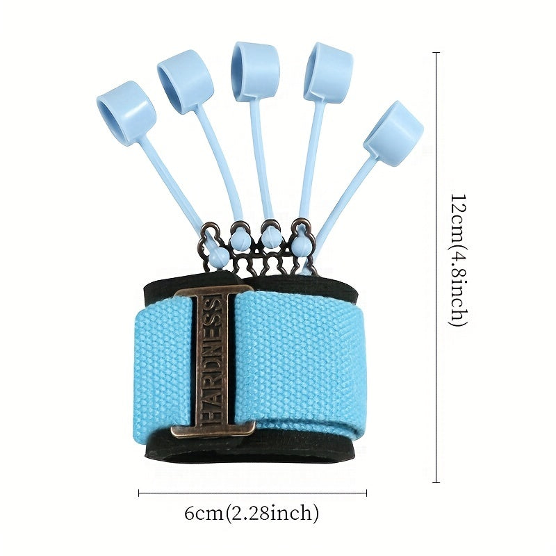 Silicone Polymer Finger Strengthener Resistance Band - Enhance Grip Strength, Improve Finger Dexterity, and Boost Hand Endurance for Men and Women - Uncharged, Portable, and Easy to Use