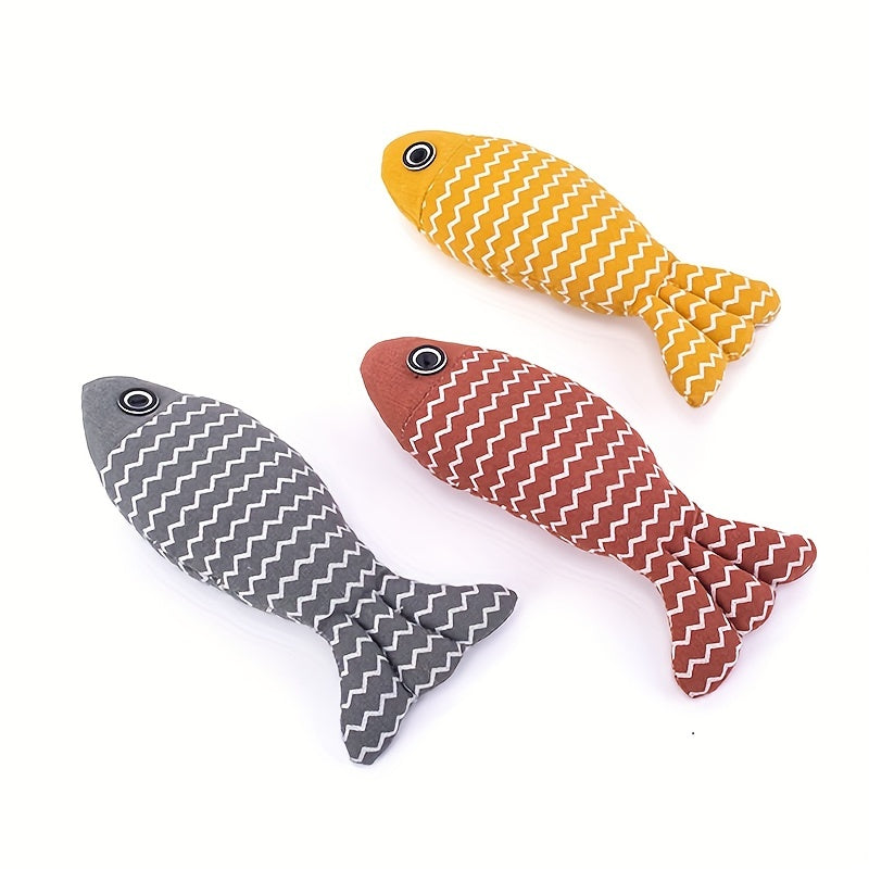 Cat Toy: Realistic Durable Plush Pillows Kitten Toy For Indoor & Outdoor Pet Teeth Grinding!