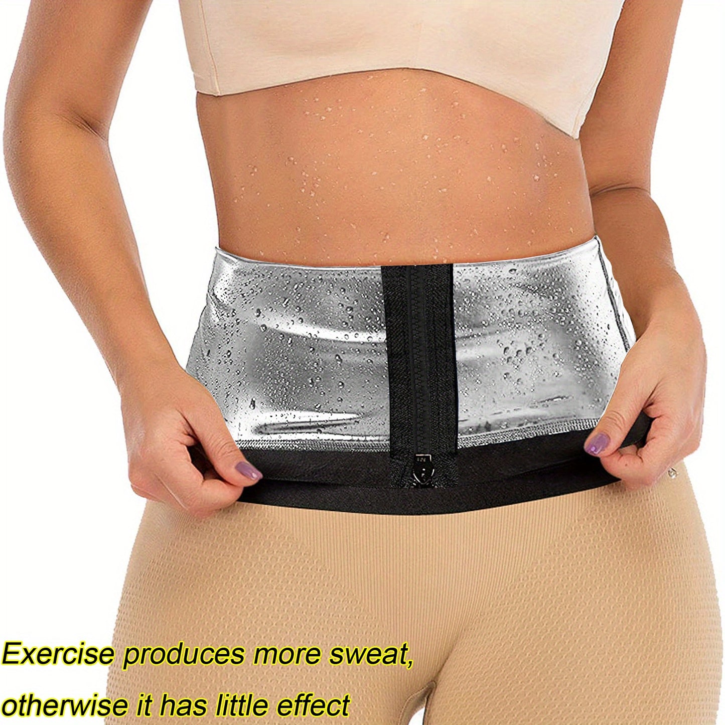 [Sauna Sweat Waist Trainer Shaper] Women's Waist Trainer Shaper Sauna Sweat Belt Waist Trimmer