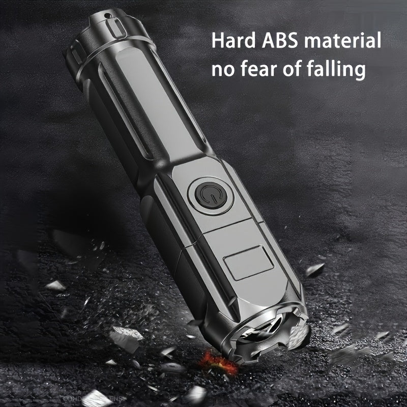 IPX4 Water Resistant, APOLLOFIRE Flashlight with Zoom & Focusable Beam - Portable, - Zooming Torch Suitable for Camping, Emergencies, Use - Compact & Powerful Flashlight