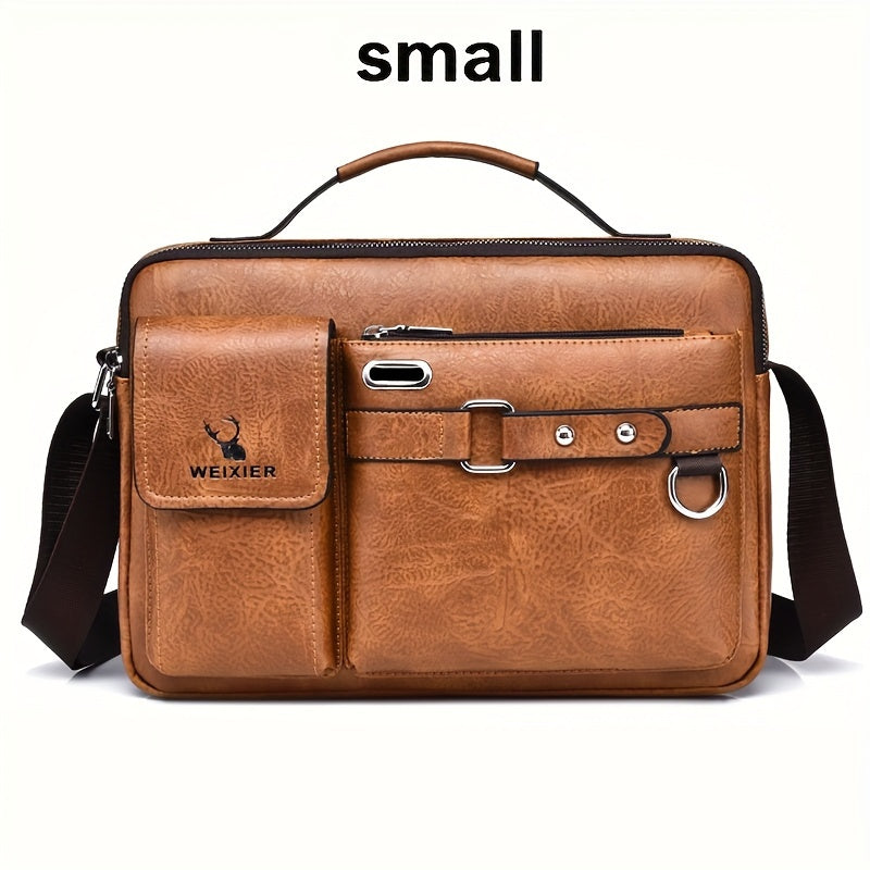 Men's Single-Shoulder Bag, Crossbody Bag, Business Messenger Bag, Shoulder Bag, Handbag, Casual Bag for Men