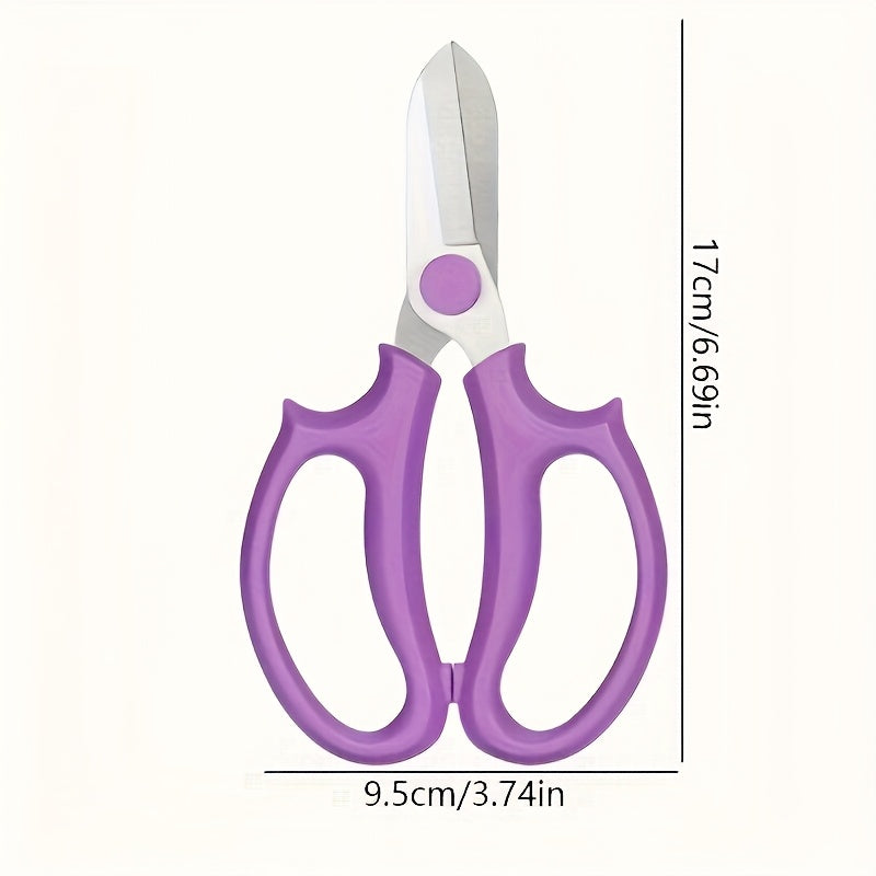 SUMYOUNG Professional Pruning Shears, Ambidextrous Comfort Grip Handles, Classic Style, Stainless Steel Blades, Manual Garden Scissors for Flower Arranging, Gardening Trimming, Plant Pruning, Fruit Picking