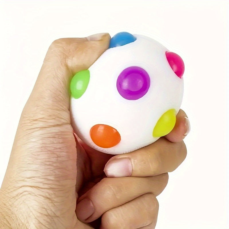 1pc Light Up Bouncy Ball Toy For Dogs, Glow Jumping Glow-in-the-Dark Bouncing Vibrating Bouncy Balls For Chasing And Playing Chewable Flashing Interactive Toys, Dogs' Favourite