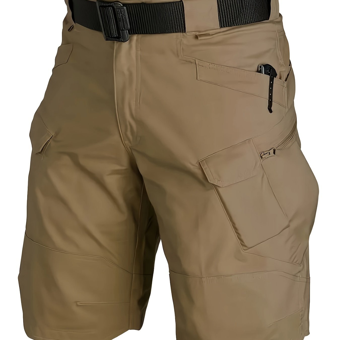 Men's Multi-Pocket Tactical Shorts Multi-Purpose Cargo Shorts Outdoor Riding Camping Fishing Hunting Hiking Track Shorts ( Larger Size Recommended)