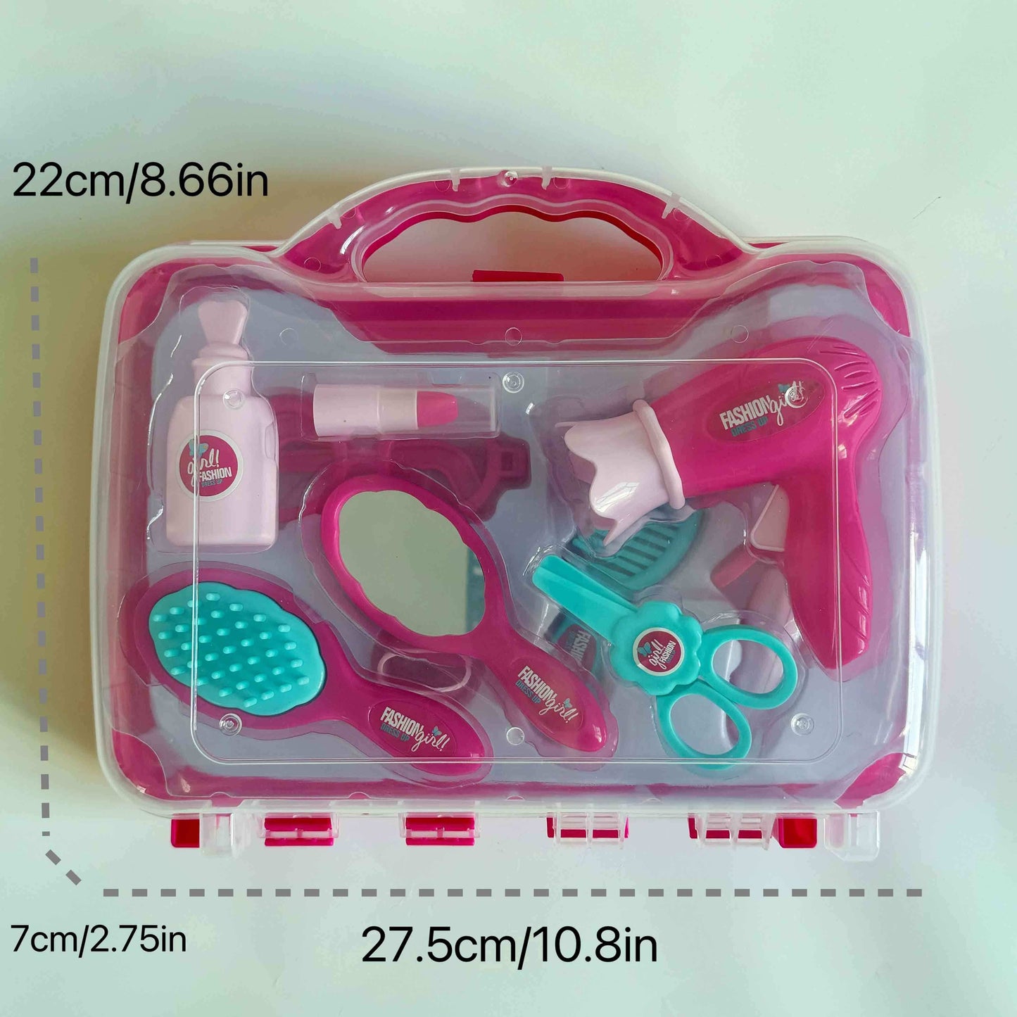 Girl Makeup Toy 10-piece Toolbox Character Dress Up Parent-child Interactive Game