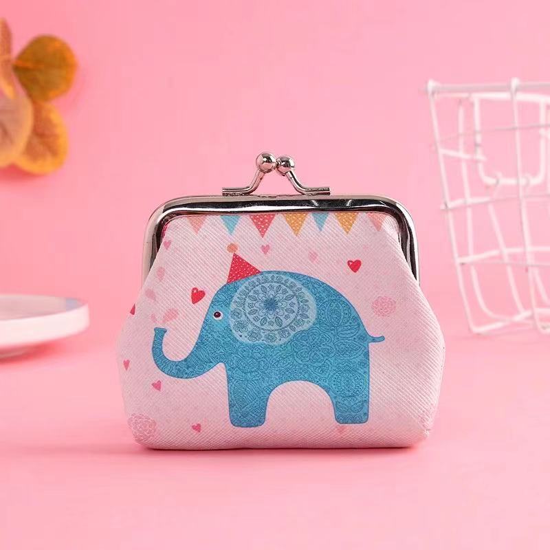 Girls Cute Cartoon Unicorn Print Creative Coin Purse Mini Wallet Holiday Gift