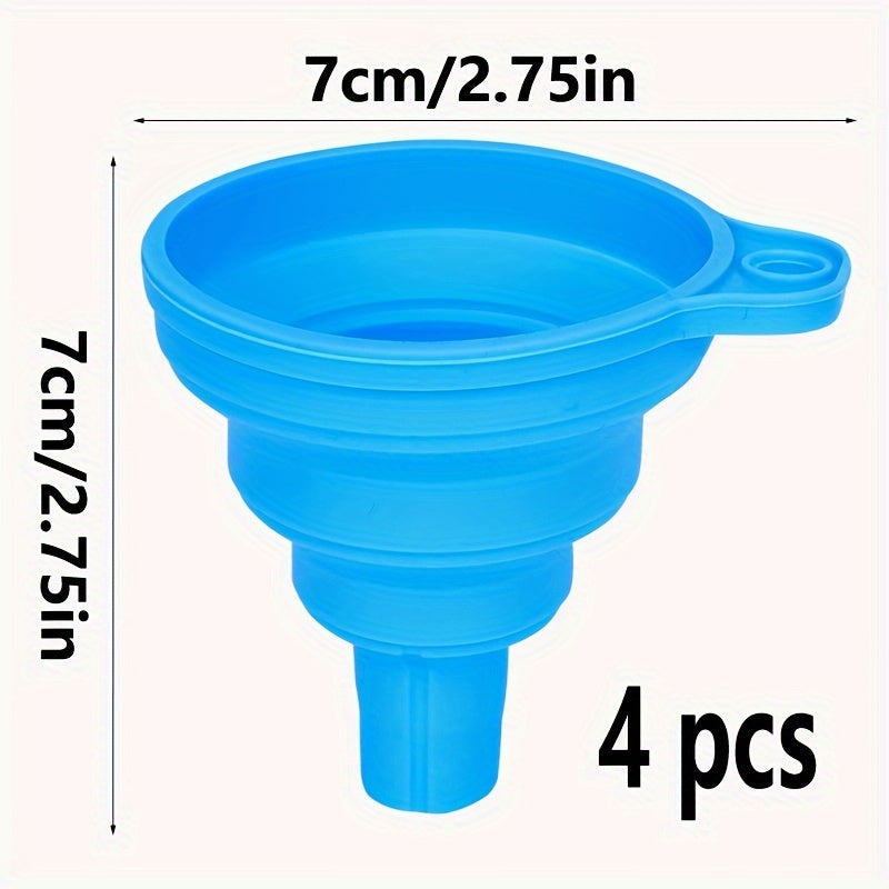 [Foldable Car Funnel] Durable & Flexible Foldable Portable Funnel for Car Engine Oil Change | Universal Fit, Leak-Proof Design with Easy-Pour Spout, Automotive Fluid Transfer, Car Maintenance Tool, Userfriendly Design, Leakpr