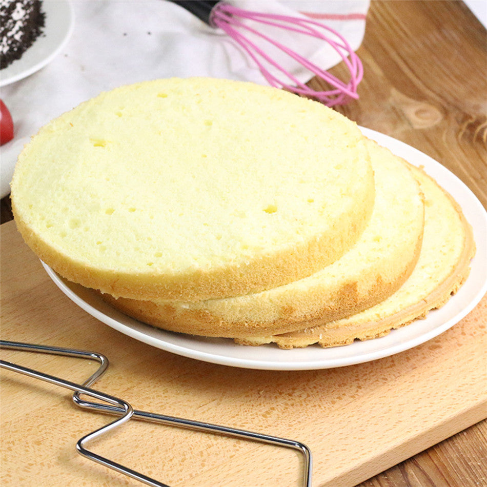 1pc Adjustable Stainless Steel Cake Slicer - Precise Control for Effortless DIY Cake Decorating and Baking - Durable, Rust-Resistant Kitchen Cooking Tool for Home Bakers and Professionals