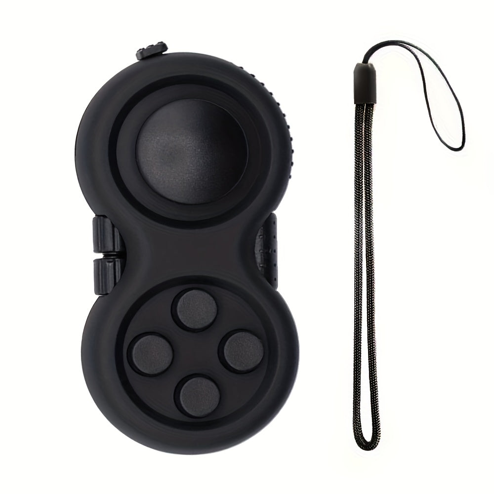 Fidget Pad With 8 Fidget Functions, Fidget Controller Stress Reducer, Fidget Toy Cube Relieves Stress And Anxiety Toys Christmas, Halloween, Thanksgiving Day easter gift
