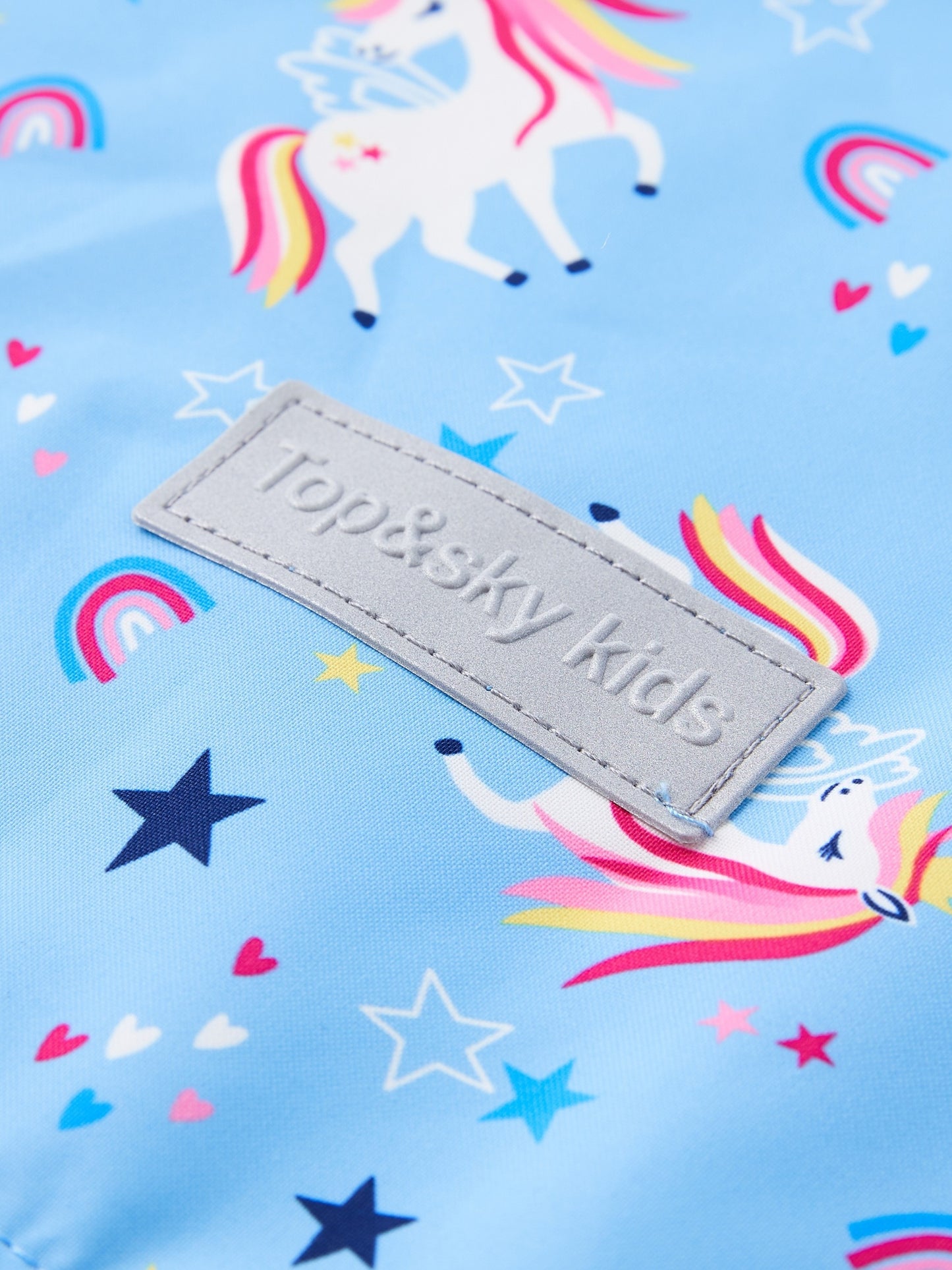 Girls' Unicorn Jacket - Lightweight Windproof Hooded Outerwear with Removable Hood, Pastel Rainbow & Clouds Design, Zip-Up Front, Long Sleeves, and Pockets for Spring/Fall Casual Wear, Unicorn Clothes, Playful Kids Fashion, D