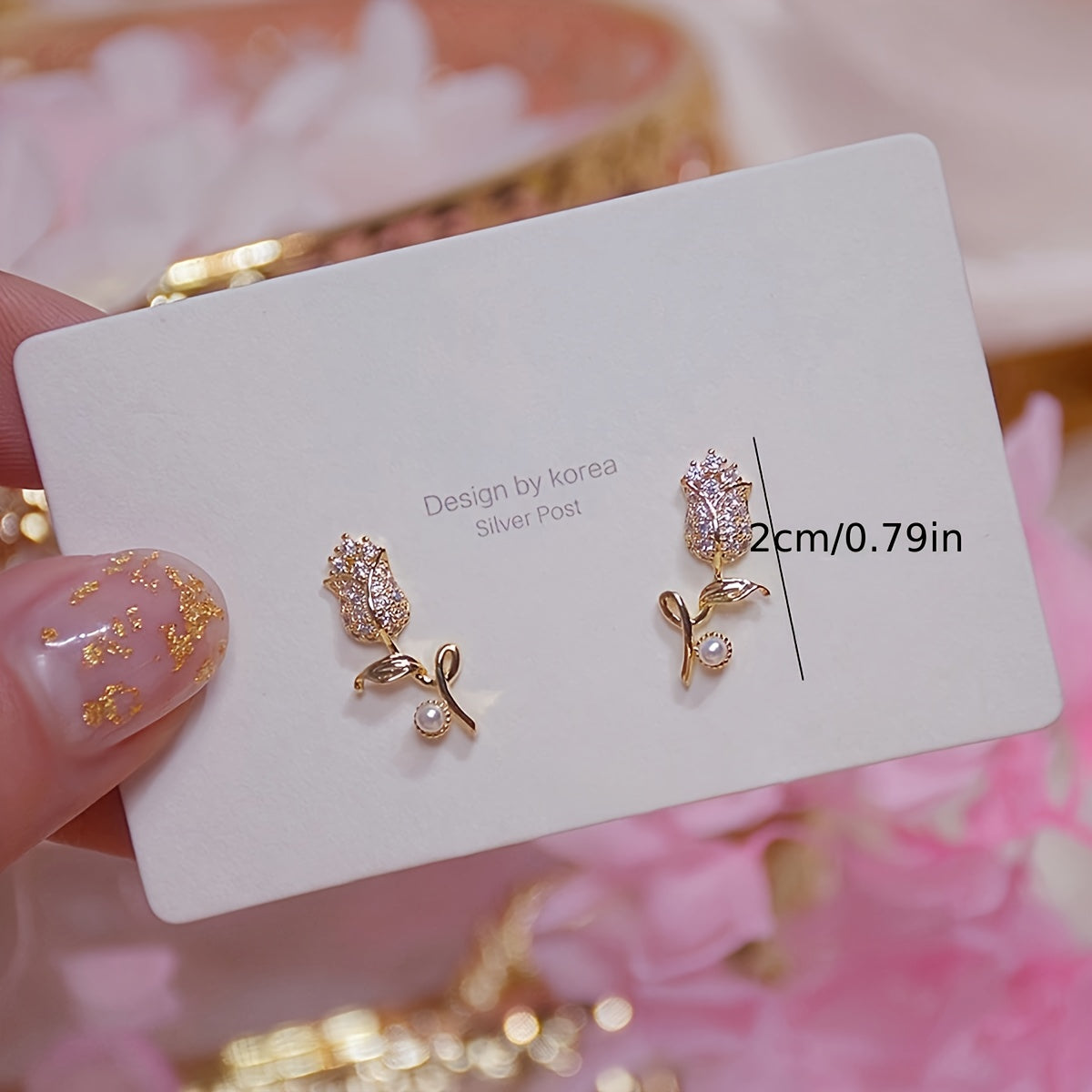 Vintage Korean Flower Fairies Stud Earrings - Daily Chic & Party-Ready, All-Season Versatile Jewelry