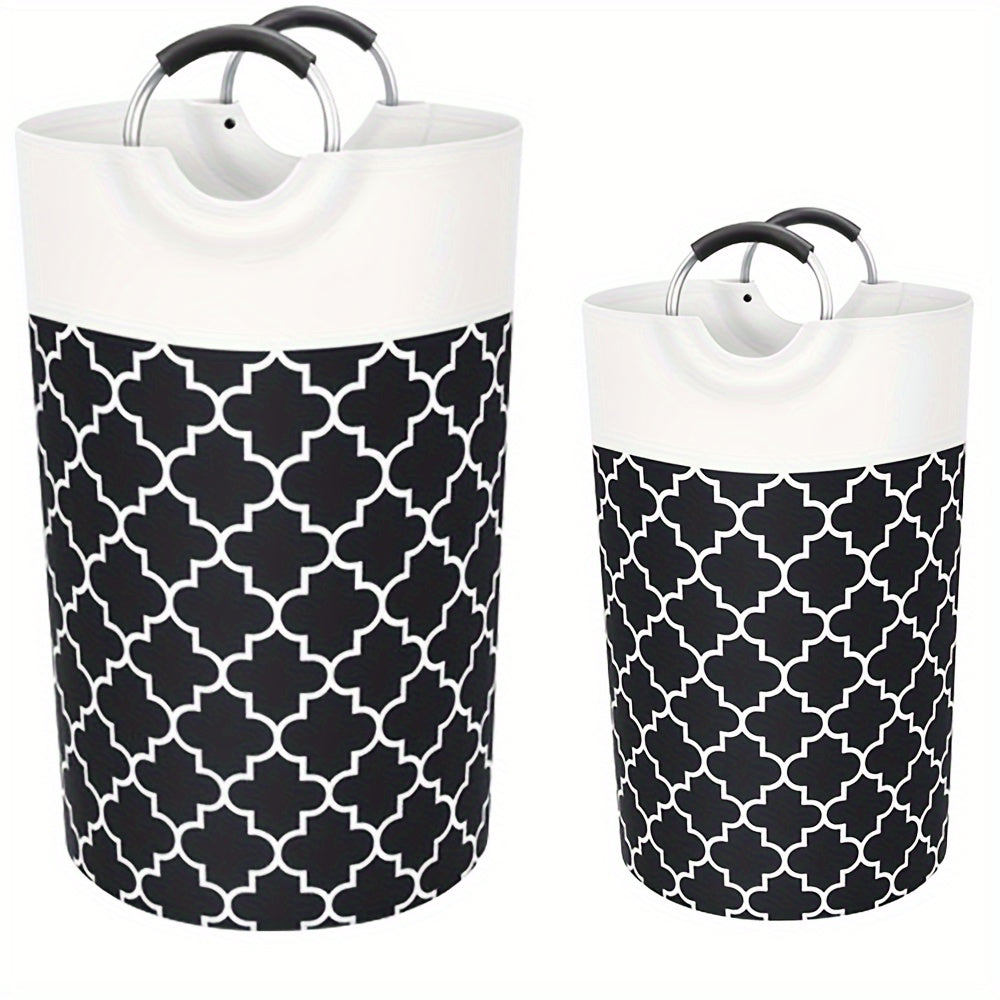 X-Large Laundry Basket, Collapsible Laundry Bag, Freestanding Tall Clothes Hamper, Laundry Hamper, Laundry Bag with Padded Handles, Clothes Hamper Stands Up Well, Collapsible Laundry Basket Easy Storage, Laundry Baskets