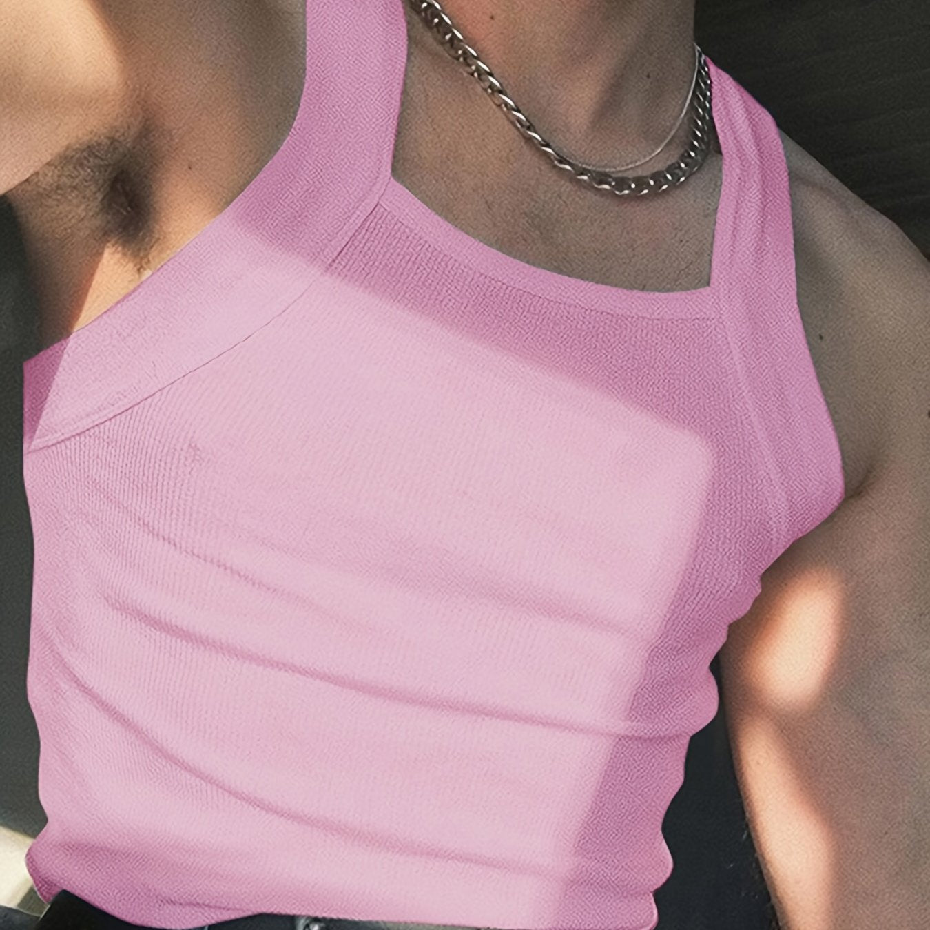 INCERUN Men White Tank Tops O-neck Sleeveless Vacation Casual Vests Streetwear Skinny Party Fashion Men Tops
