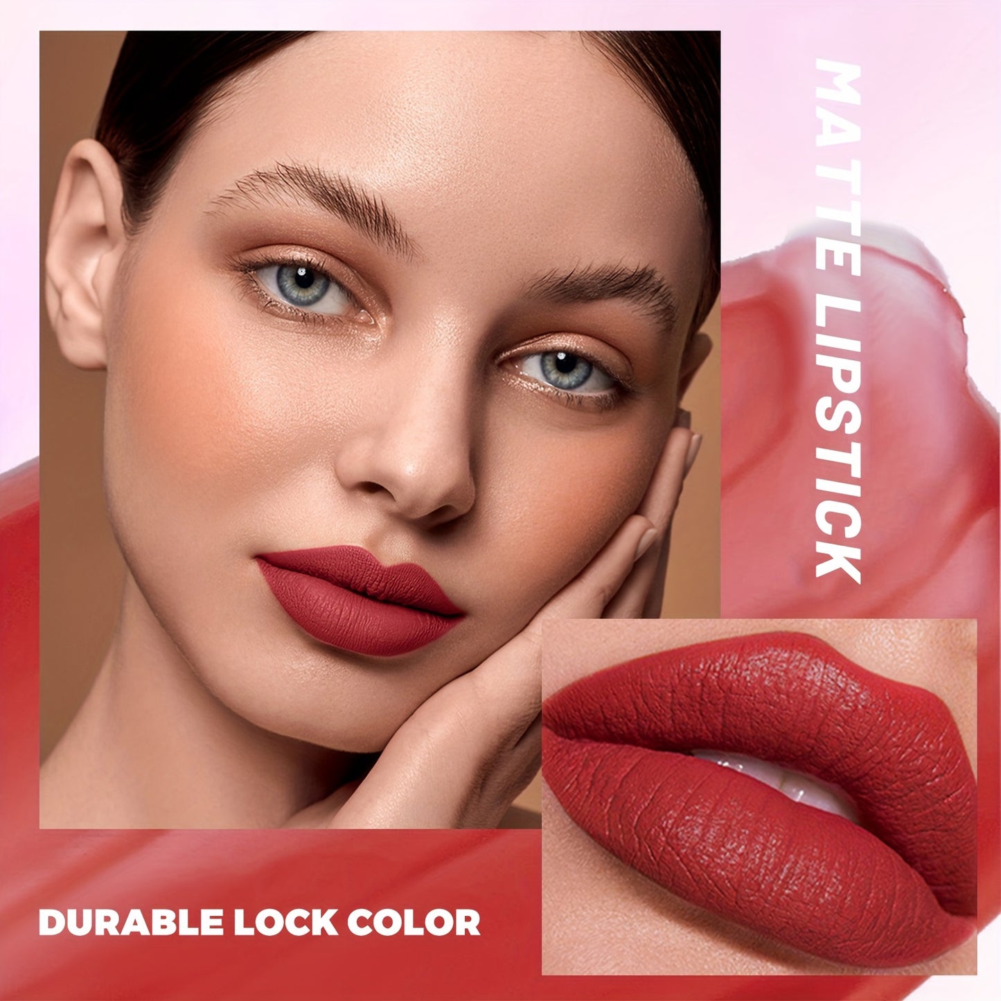 Exquisite Matte Velvet Lipstick Set - Moisturizing, Non-Sticky, Smudge-Proof, Waterproof, Lipstick - Perfect Festival Gift For Women - Chinese Traditional Printed Valentine's Day Gifts, Lunar New Year Gifts