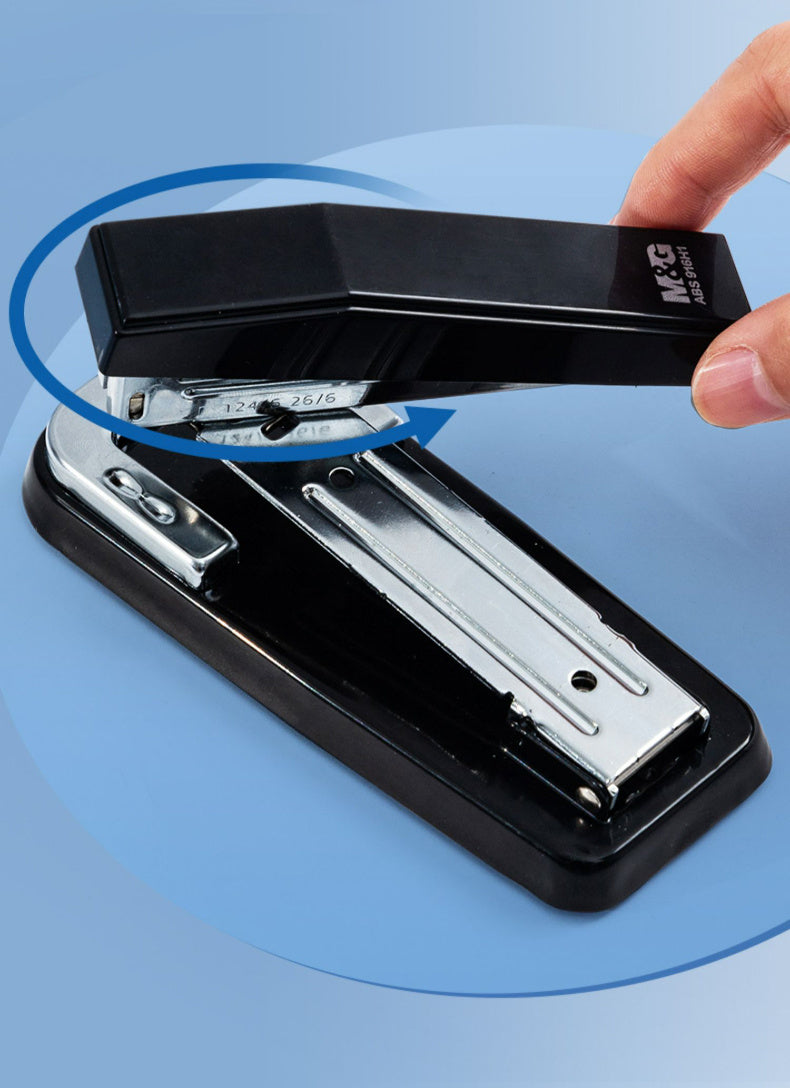 M&G Stapler: The Ultimate Home Office Stapler for Students - Rotatable, Labor-Saving & Multi-Functional!