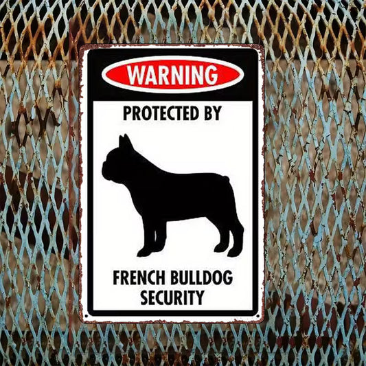 Beware Of Dog Sign (French Bulldog)